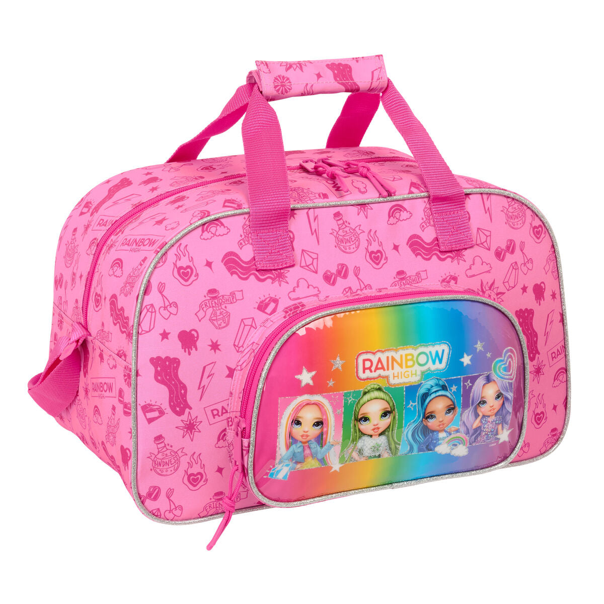 Sportväska Rainbow High Shine Multicolour 40 x 24 x 23 cm finns hos Aktivcamping