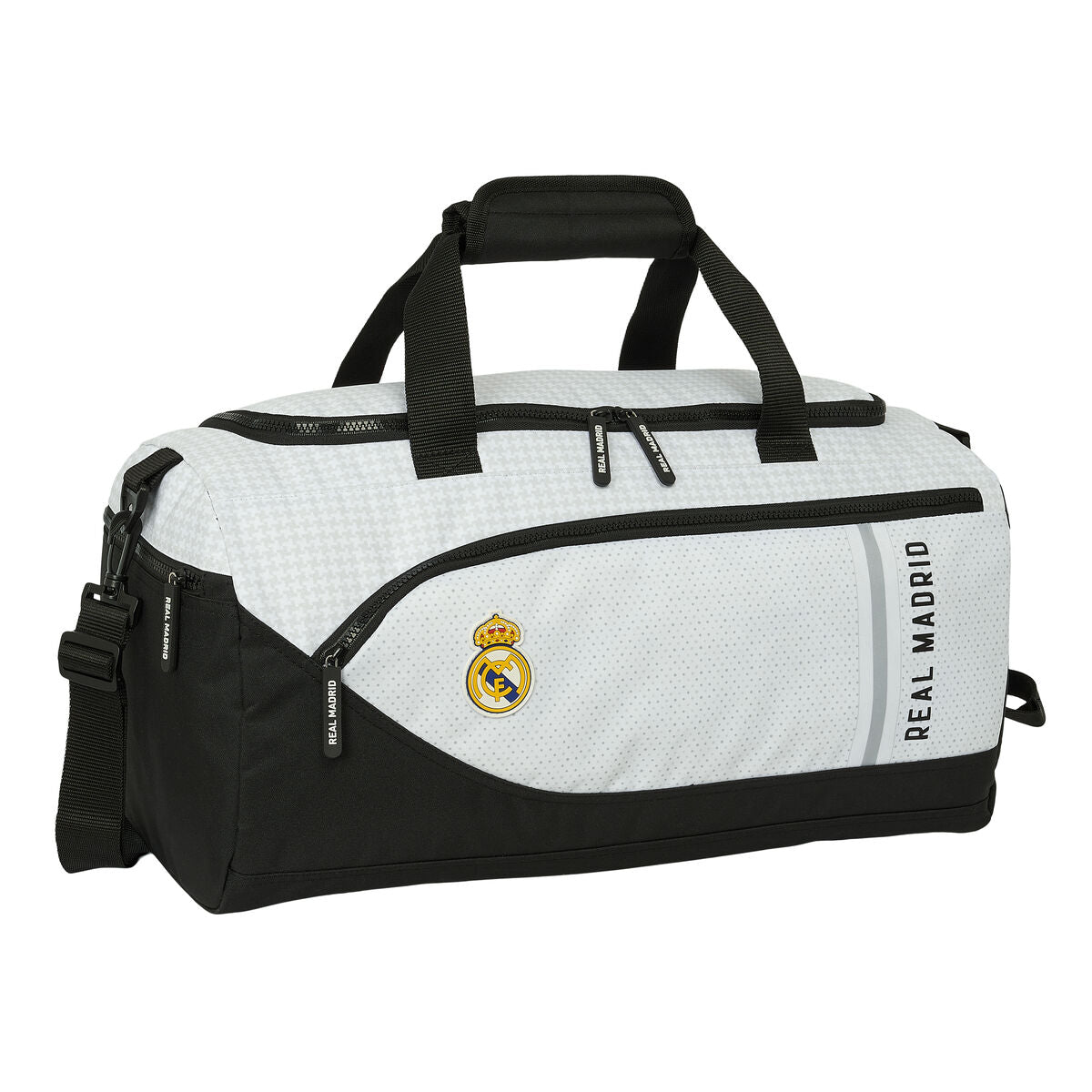 Sportväska Real Madrid C.F. 24/25 Vit Grå 50 x 25 x 25 cm - finns hos Aktivcamping