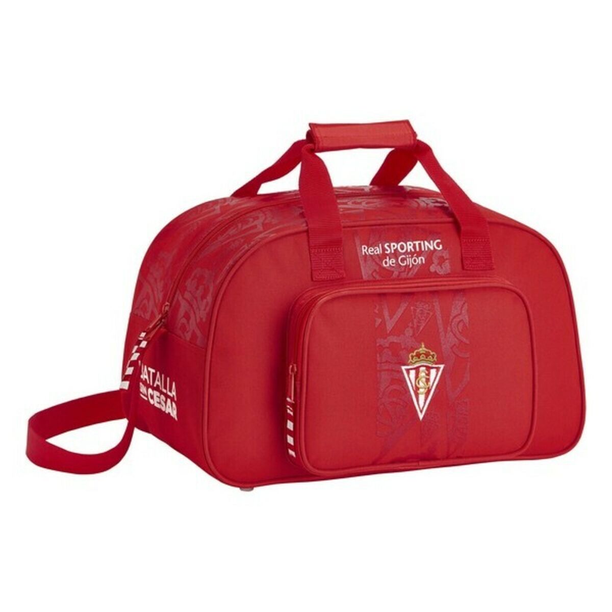 Sportväska Real Sporting de Gijón Röd (40 x 24 x 23 cm) finns hos Aktivcamping