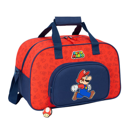 Sportväska Super Mario Trick Röd Mörkblå 40 x 24 x 23 cm finns hos Aktivcamping