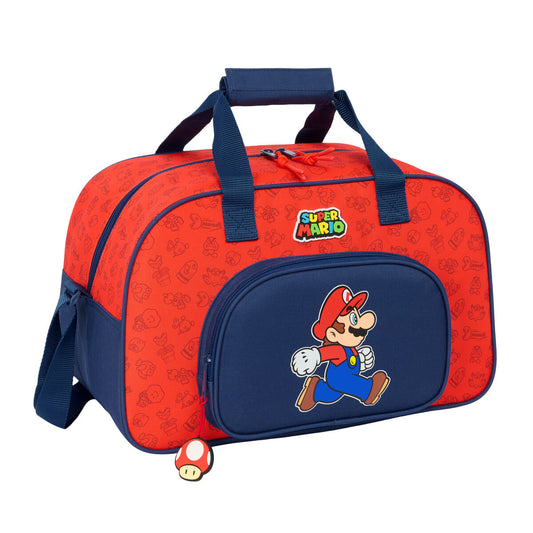 Sportväska Super Mario Trick Röd Mörkblå 40 x 24 x 23 cm finns hos Aktivcamping