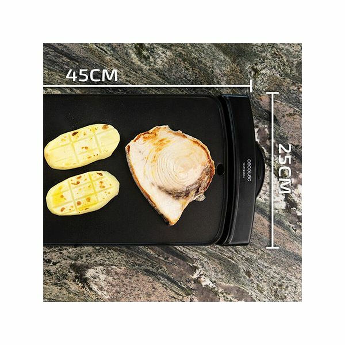 Stekbord Cecotec Tasty&Grill 3000 BlackWater 2600 W finns hos Aktivcamping