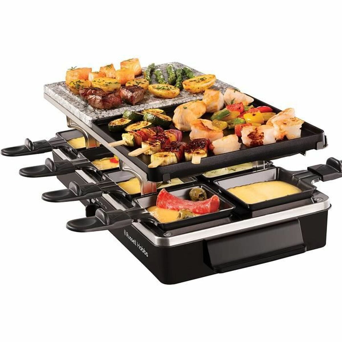 Stekbord Russell Hobbs Raclette Svart finns hos Aktivcamping