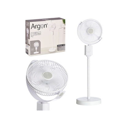 Stående Fläkt Argon 5080-1 Vit 10 W finns hos Aktivcamping