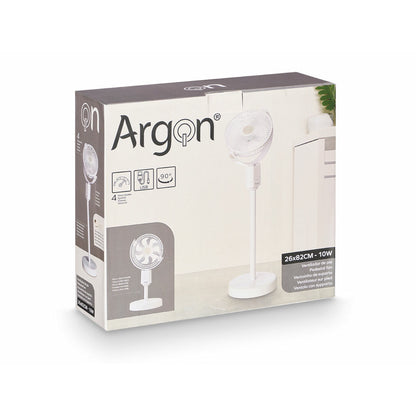 Stående Fläkt Argon 5080-1 Vit 10 W finns hos Aktivcamping