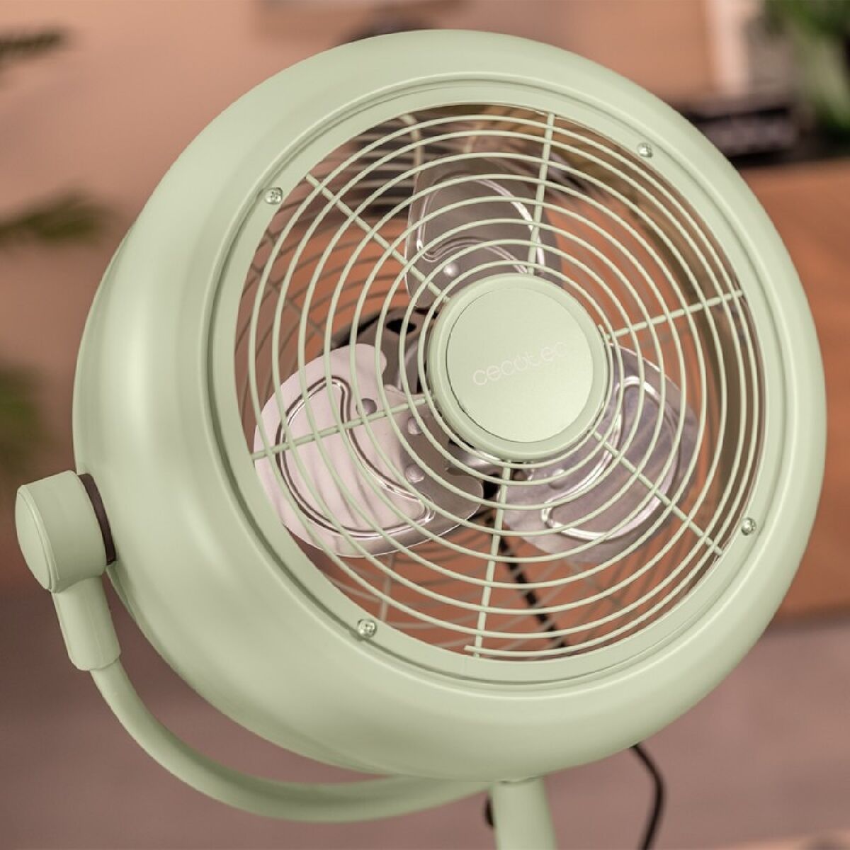 Stående Fläkt Cecotec EnergySilence 250 ClassicStyle Grön 25 W - finns hos Aktivcamping