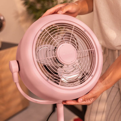 Stående Fläkt Cecotec EnergySilence 250 ClassicStyle Rosa 25 W finns hos Aktivcamping