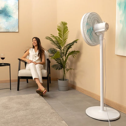 Stående Fläkt Cecotec EnergySilence 550 3in1 Blå Vit 60 W - finns hos Aktivcamping
