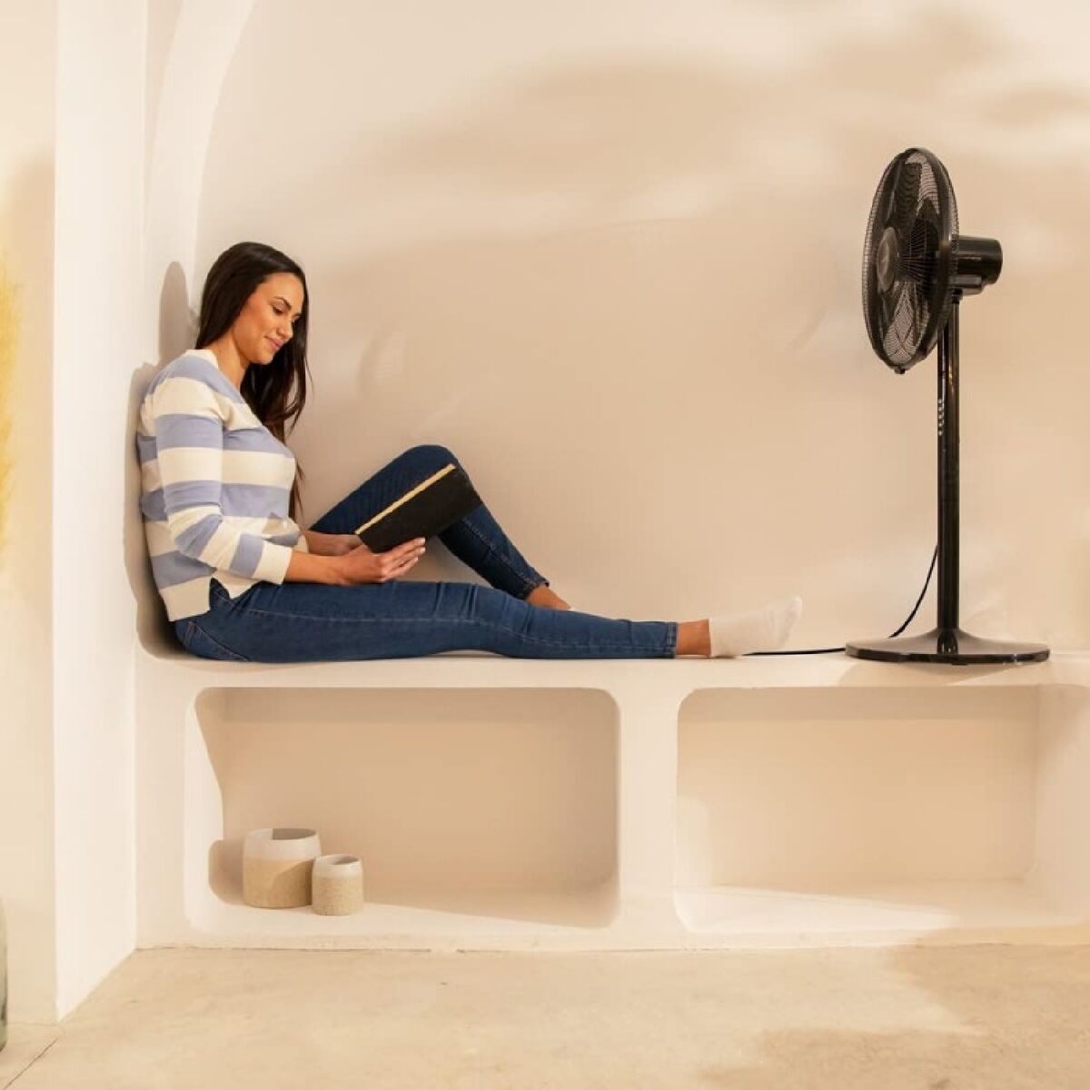 Stående Fläkt Cecotec EnergySilence 555 2in1 Smart XL Svart 55 W finns hos Aktivcamping