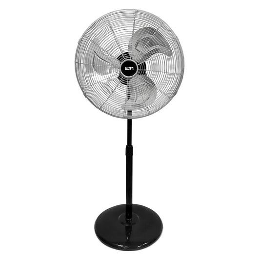 Stående Fläkt EDM 33528 Svart matt 80 W Ø 50 cm industriell finns hos Aktivcamping