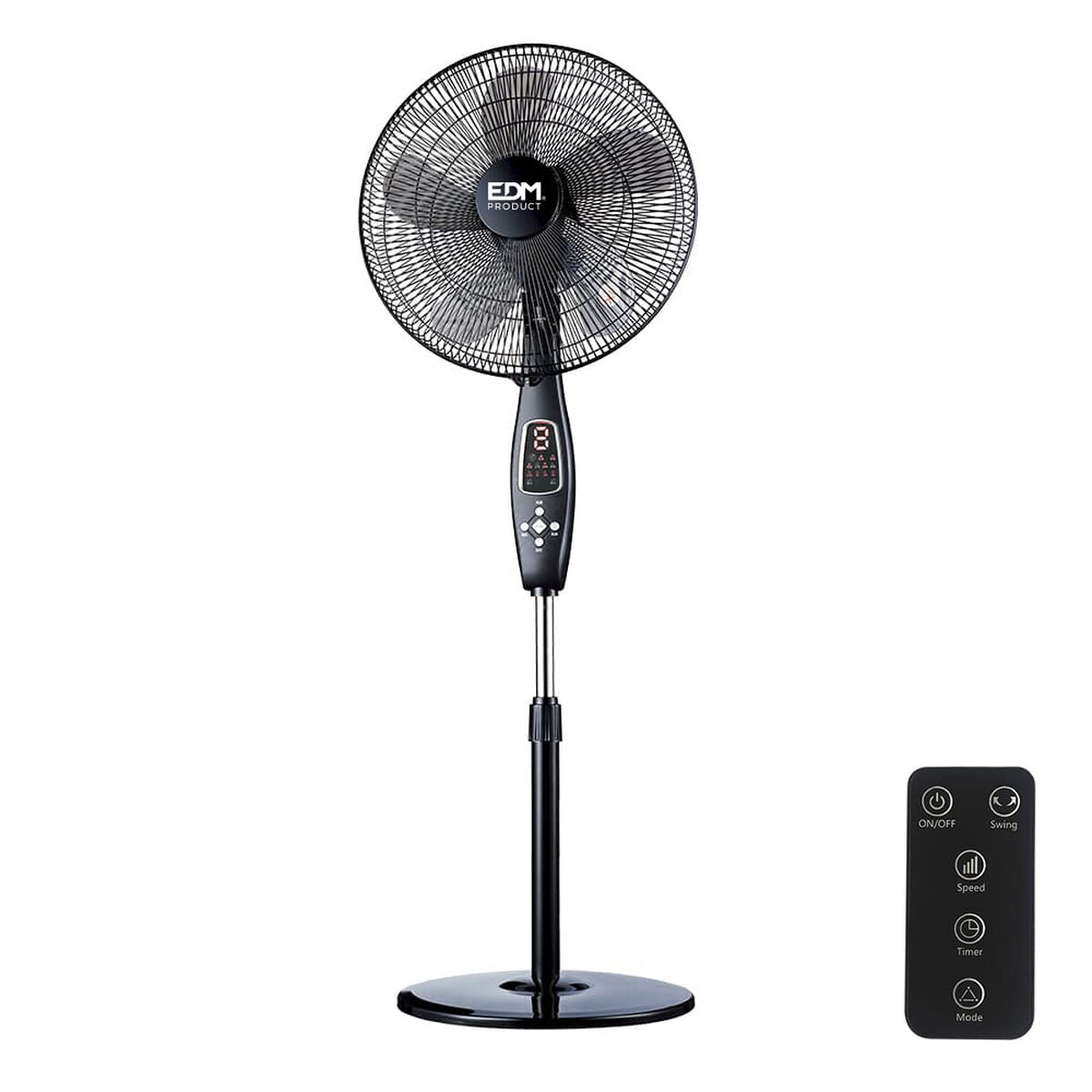 Stående Fläkt EDM 33967 Svart 60 W finns hos Aktivcamping