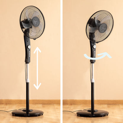 Stående Fläkt InnovaGoods Breezinn Svart 45 W finns hos Aktivcamping
