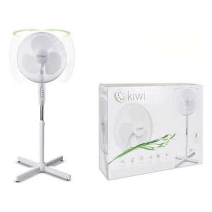Stående Fläkt Kiwi Vit 45 W (Ø 40 cm) finns hos Aktivcamping