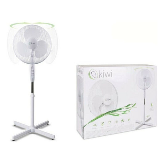 Stående Fläkt Kiwi Vit 45 W (Ø 40 cm) finns hos Aktivcamping