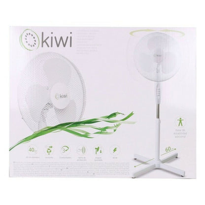Stående Fläkt Kiwi Vit 45 W (Ø 40 cm) finns hos Aktivcamping