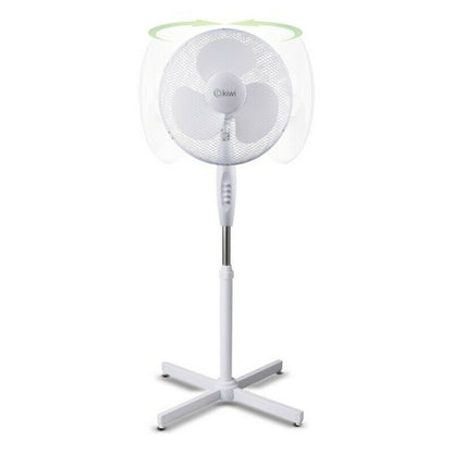 Stående Fläkt Kiwi Vit 45 W (Ø 40 cm) finns hos Aktivcamping