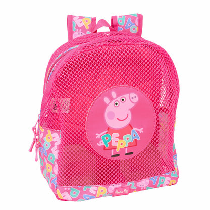 Strandryggsäck Peppa Pig Rosa 30,5 x 24 x 18 cm Barn finns hos Aktivcamping