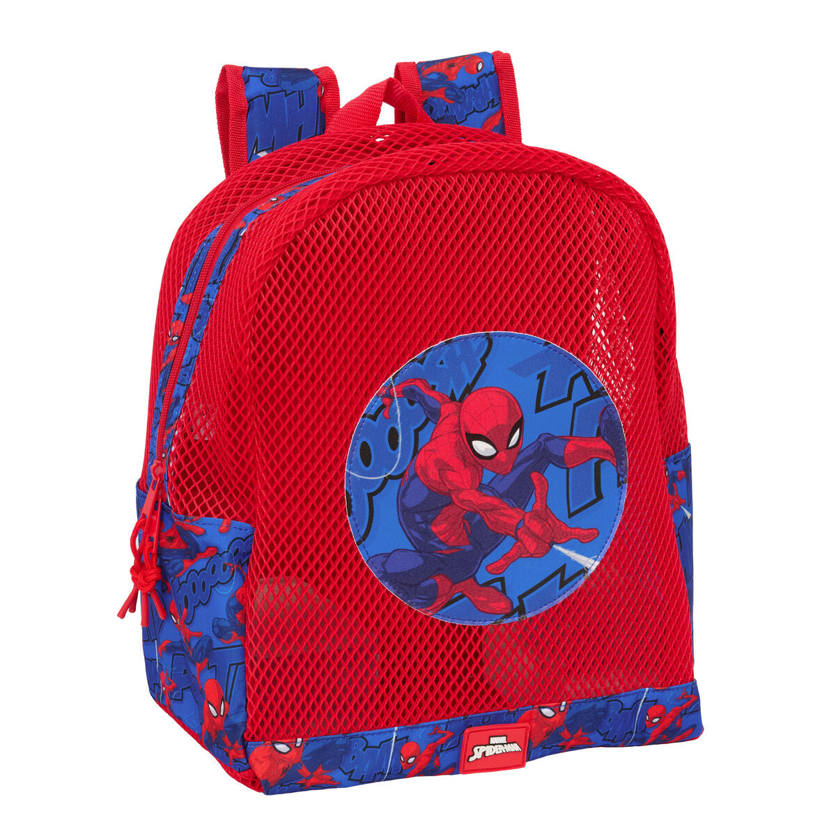 Strandryggsäck Spider-Man Blå Röd 30,5 x 24 x 18 cm Barn finns hos Aktivcamping