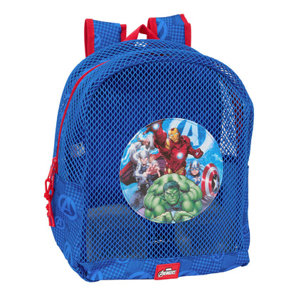 Strandryggsäck The Avengers Blå 30,5 x 24 x 18 cm Barn finns hos Aktivcamping