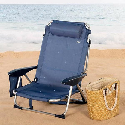 Strandstol Aktive Mörkblå 51 x 45 x 76 cm Strand finns hos Aktivcamping