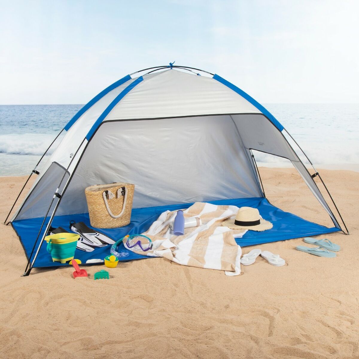 Strandtält Aktive Polyester 220 x 115 x 120 cm - finns hos Aktivcamping