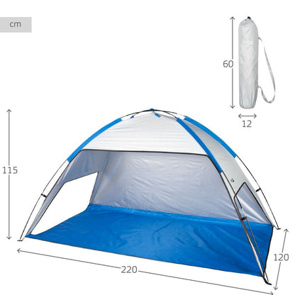 Strandtält Aktive Polyester 220 x 115 x 120 cm - finns hos Aktivcamping