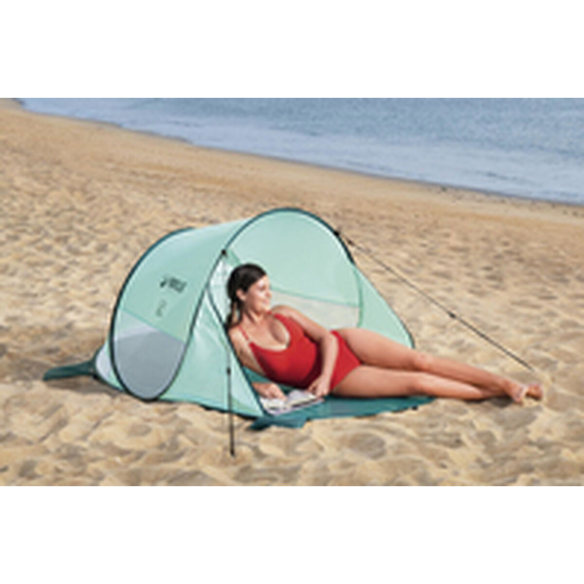 Strandtält Bestway Polyester Glasfiber UPF 80+ 200x120x90 cm Camping och Strand 68107 finns hos Aktivcamping