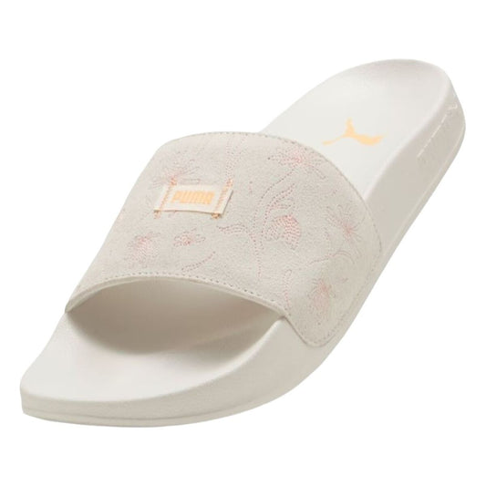 Strandtofflor dam Puma Leadcat 2.0 Crafted Flowers SS25 401321 02 Vit finns hos Aktivcamping