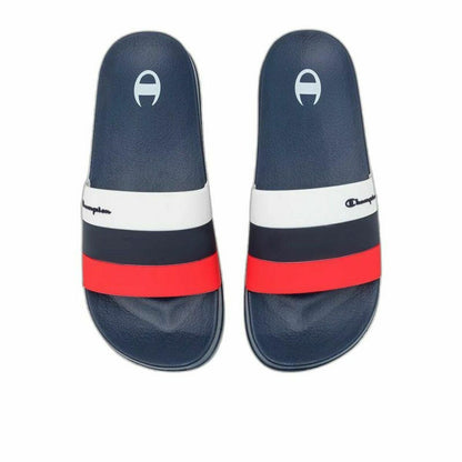 Strandtofflor för barn Champion Slide All American Marinblå finns hos Aktivcamping