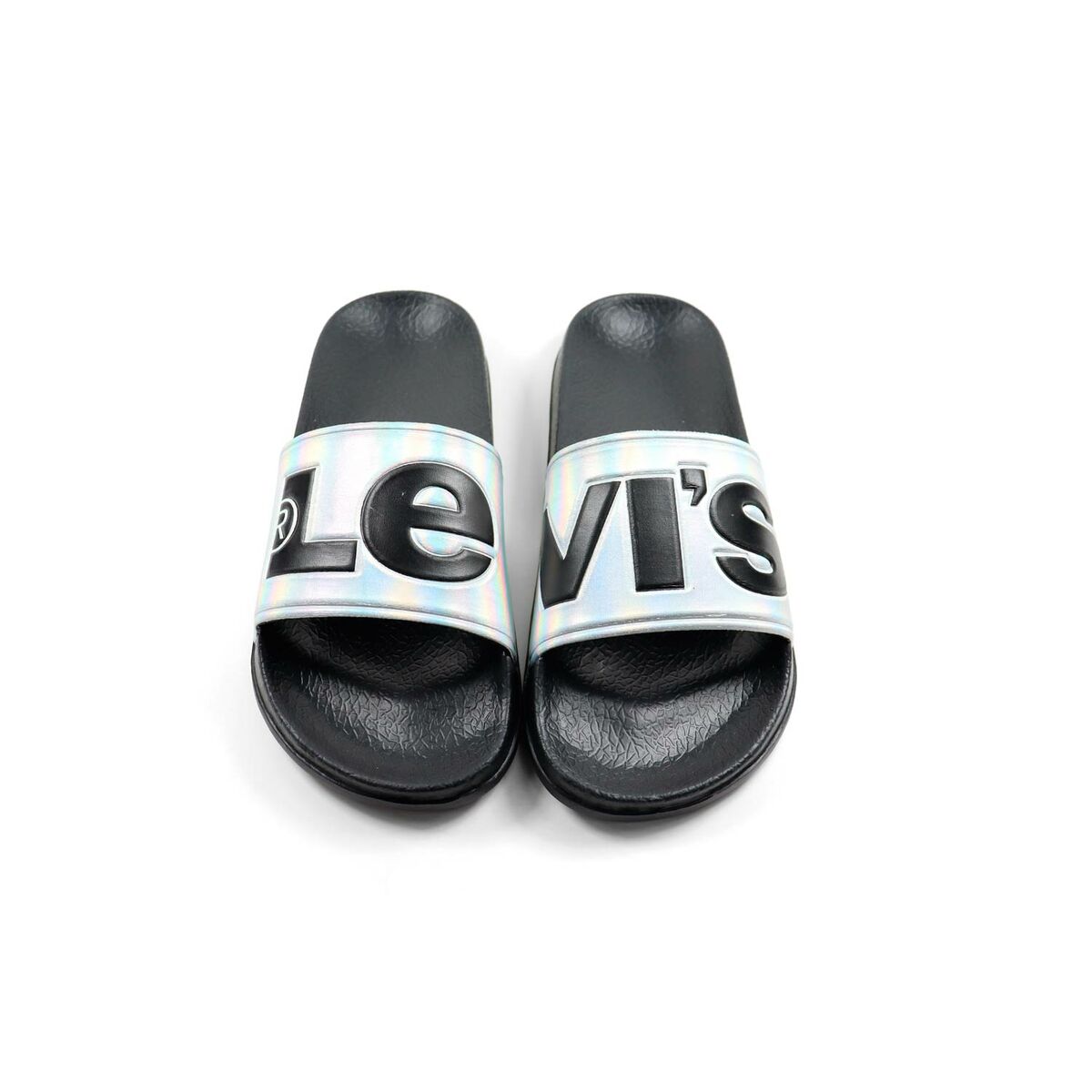 Strandtofflor för barn Levi's JUNE L VPOL0239S Svart finns hos Aktivcamping