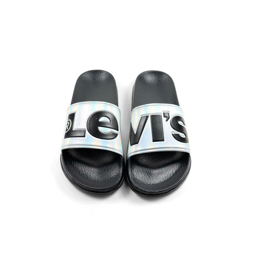 Strandtofflor för barn Levi's JUNE L VPOL0239S Svart finns hos Aktivcamping