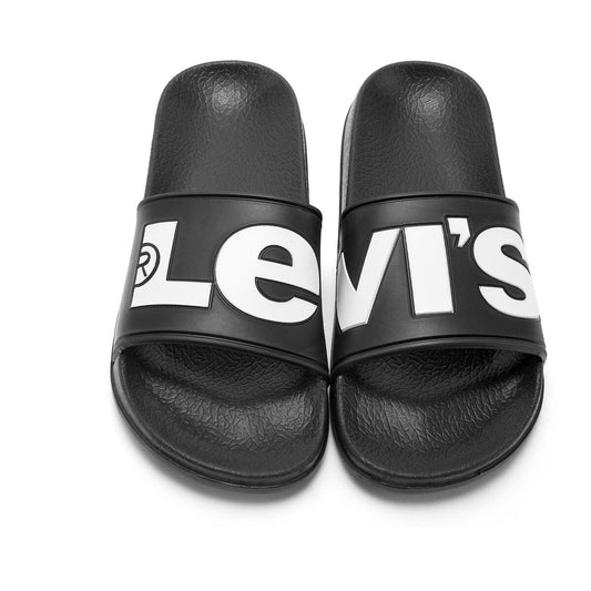 Strandtofflor för barn Levi's LEVIS JUNE L VPOL0239S NGR Svart finns hos Aktivcamping