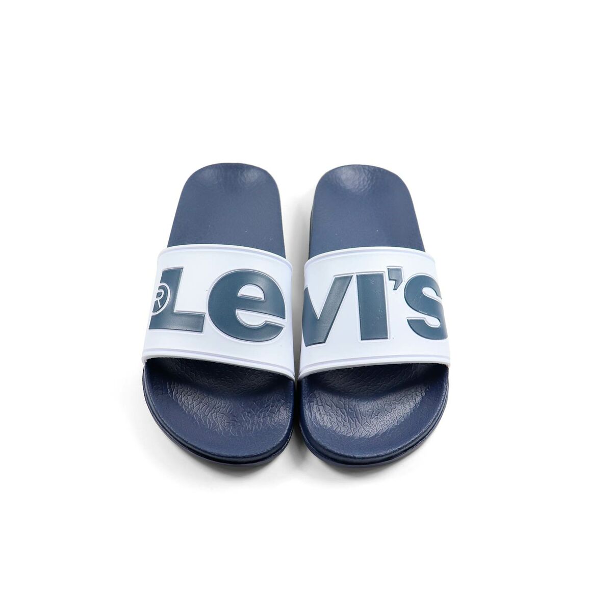 Strandtofflor för barn Levi's LEVIS JUNE L VPOL0239S Vit finns hos Aktivcamping