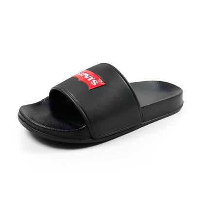 Strandtofflor för barn Levi's LEVIS POOL VPOL0187 Svart - finns hos Aktivcamping