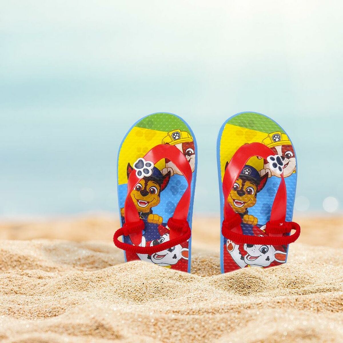 Strandtofflor för barn The Paw Patrol Blå finns hos Aktivcamping