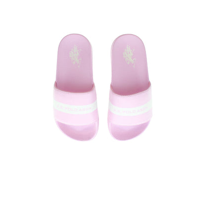 Strandtofflor för barn U.S. Polo Assn. SKYE001 Rosa - finns hos Aktivcamping