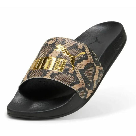 Strandtofflor för kvinnor Puma Leadcat 2.0 Snake Chic SS25 400680 01 Svart finns hos Aktivcamping