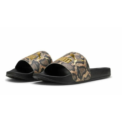 Strandtofflor för kvinnor Puma Leadcat 2.0 Snake Chic SS25 400680 01 Svart finns hos Aktivcamping