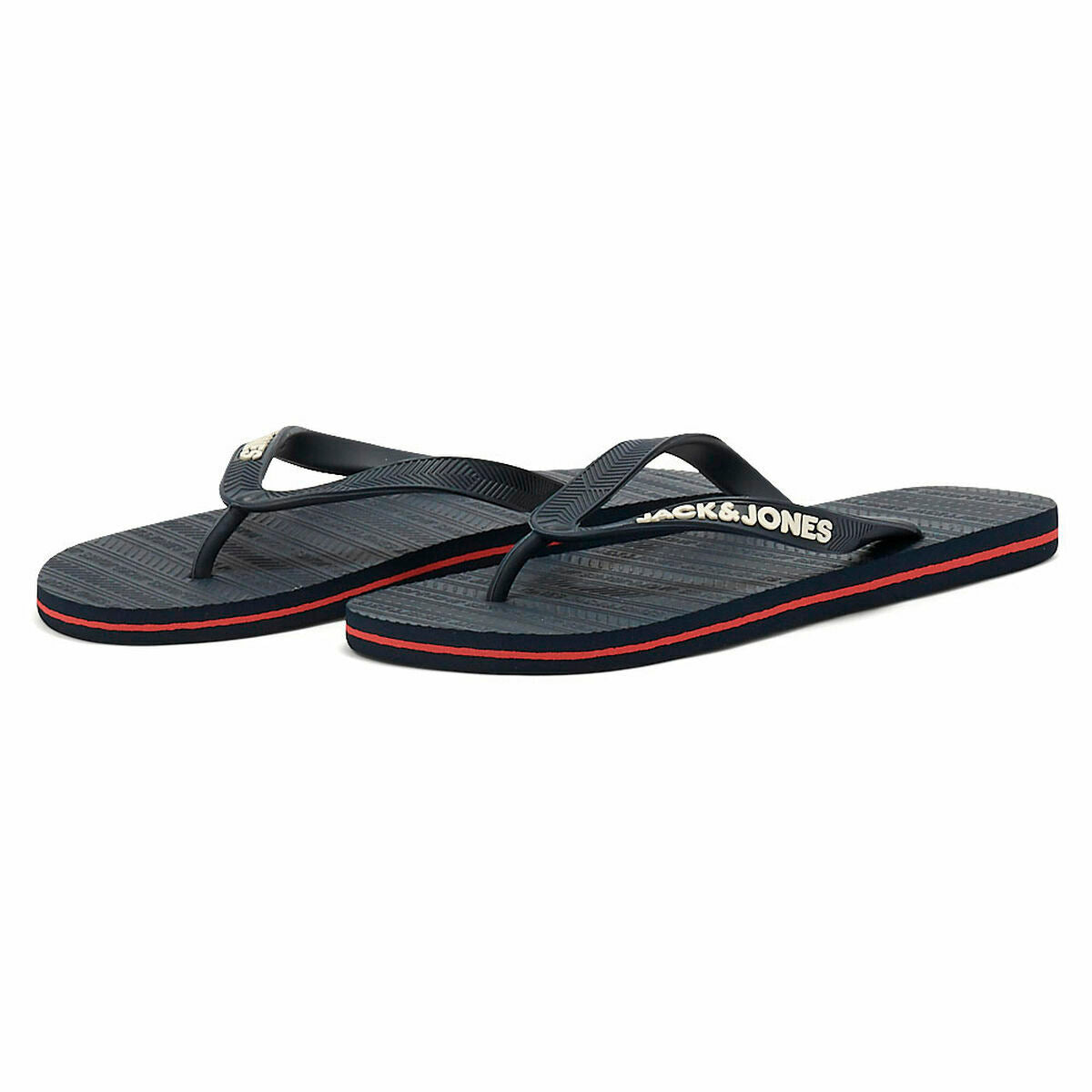 Strandtofflor för män Jack & Jones 12230631 Marinblå - finns hos Aktivcamping