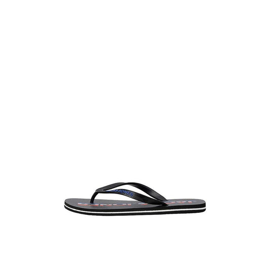 Strandtofflor för män Jack & Jones JFWLOGO 12230641 Svart finns hos Aktivcamping