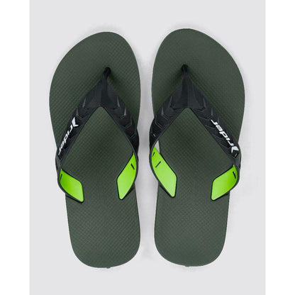 Strandtofflor för män Rider RIDER STREET DUO THONG AD R12430 BC599 Grön finns hos Aktivcamping