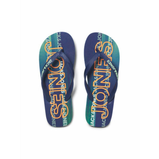 Strandtofflor herr Jack & Jones JFWLOGO 2.0 FLIP FLOP 12251259 Marinblå finns hos Aktivcamping