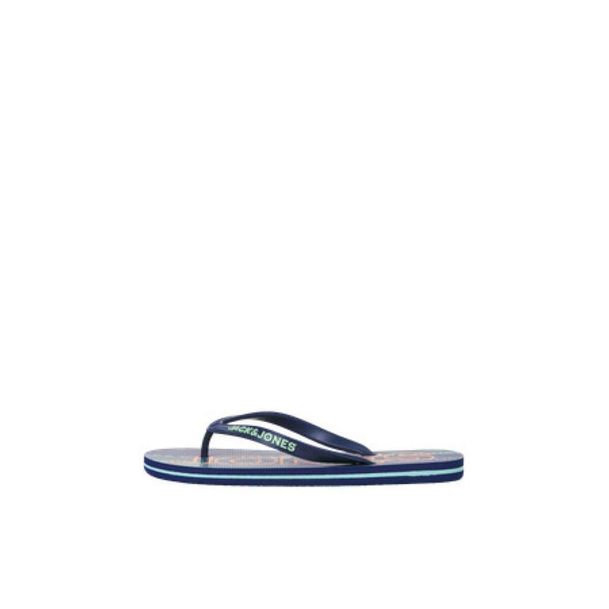 Strandtofflor herr Jack & Jones JFWLOGO 2.0 FLIP FLOP 12251259 Marinblå finns hos Aktivcamping