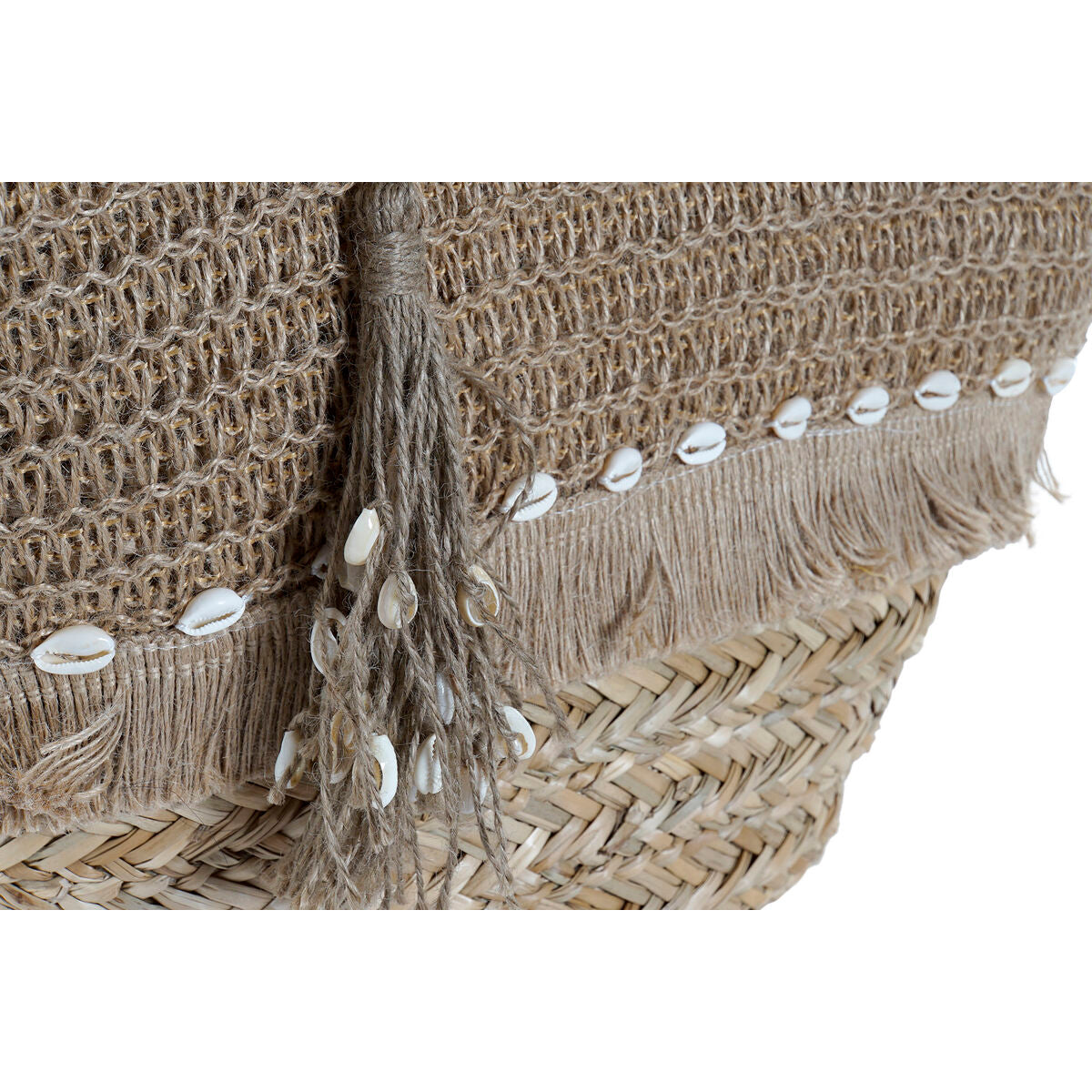 Strandväska DKD Home Decor 53 x 15 x 51,5 cm Naturell Sjögräs finns hos Aktivcamping