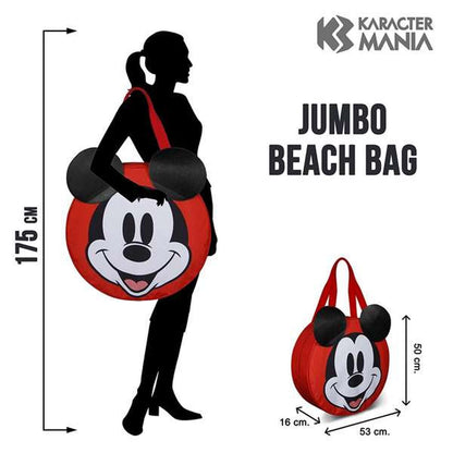 Strandväska Mickey Mouse Röd finns hos Aktivcamping