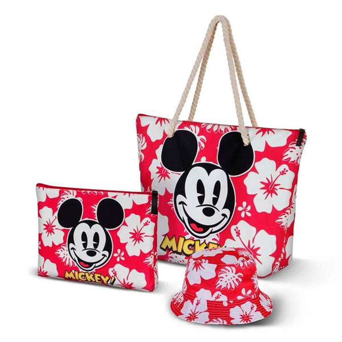 Strandväska Mickey Mouse hawaii Rosa - finns hos Aktivcamping