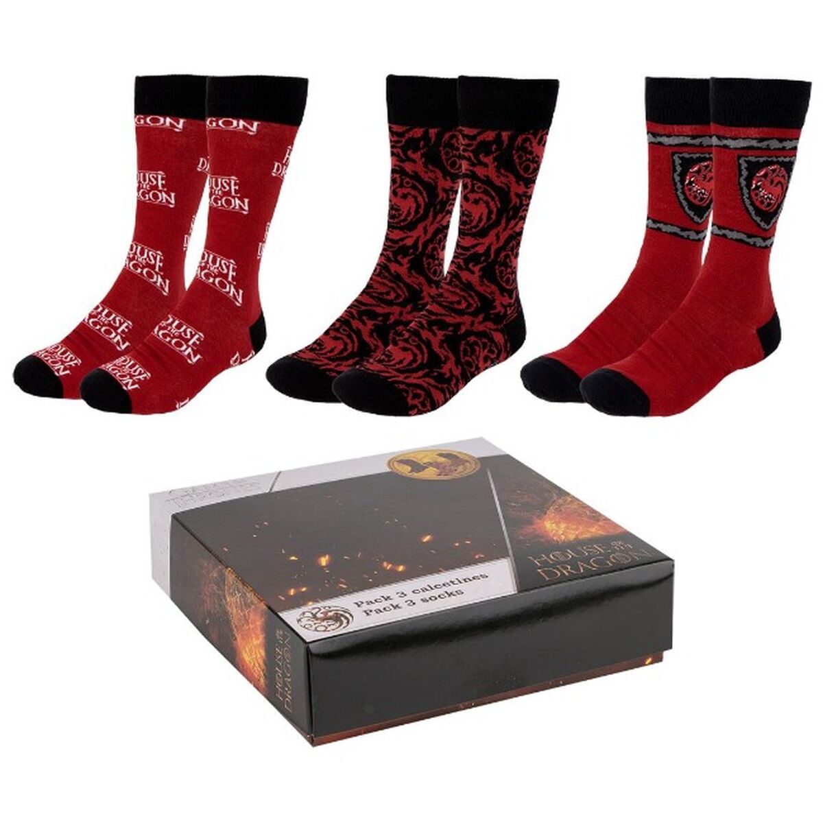 Strumpor House of Dragon 36-41 3 Delar finns hos Aktivcamping