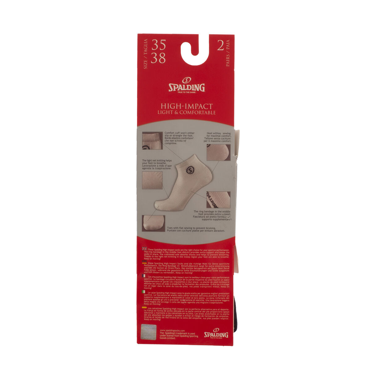 Strumpor Spalding HIGHT-IMPACT C34021 Svart Män finns hos Aktivcamping