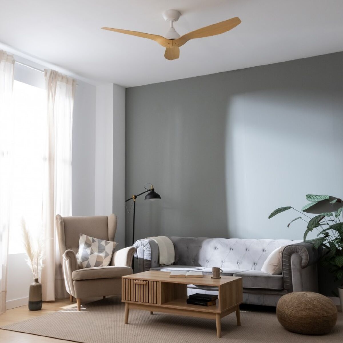 Takfläkt Cecotec EnergySilence Aero 5200 40 W Ø132 cm Trä finns hos Aktivcamping