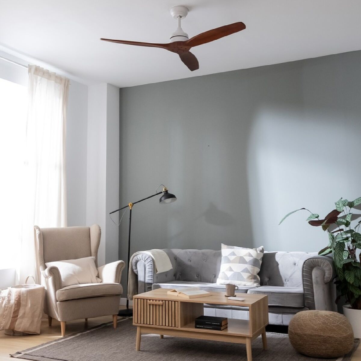 Takfläkt Cecotec EnergySilence Aero 5270 Vit Svart 40 W Ø132 cm Trä finns hos Aktivcamping